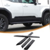 Молдинги дверей Toyota Land Cruiser Prado 250 (чёрные) 4 шт