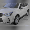 Пороги, подножки, ступени Subaru Forester 2012 - 2018, модель "DOLUNAY"