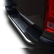 Накладка на задний бампер Volkswagen Amarok 2009-2022 (шлифованная)