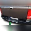 Накладка на задний бампер Volkswagen Amarok 2009-2022 (шлифованная)