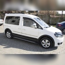 Расширители колесных арок и молдинги дверей Volkswagen Caddy 2010-2015 (2 сдиж..двери, Корот..база)