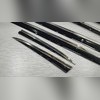 Дефлекторы окон с нержавеющим молдингом Lixiang L9 2022-нв (6 частей)