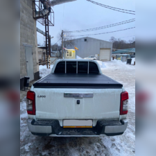 Крышка кузова трехсекционная Mitsubishi L200 2015+ (глянец) версия для ОАЭ (решетка за кабиной)