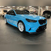 Сплиттер (спойлер) переднего бампера BMW 5 G60 / G68 2024+ "MP AERO" чёрный (2 части)
