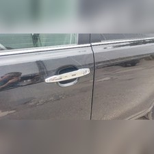 Накладки на ручки Toyota Land Cruiser Prado 120 с одной личинкой под замок (ABS пластик)