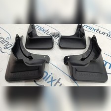 Брызговики Mercedes-Benz ML-class 2011-2015 (для авто без порогов) с логотипом