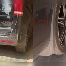 Брызговики задние Mercedes-Benz V-class 2014-н.в. (OEM), комплект под AMG