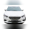 Накладка на решетку радиатора (верхняя) Mazda 6 III GJ 2012-2015 (нержавеющая сталь)