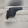 Багажник аэродинамический на интегрированные рейлинги Hyundai Palisade (серебро) с замком "Ace2"