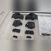 Багажник аэродинамический на интегрированные рейлинги Hyundai Palisade (серебро) с замком "Ace2"