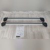 Багажник аэродинамический на интегрированные рейлинги Hyundai Palisade (серебро) с замком "Ace2"