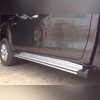 Пороги, подножки, ступени Toyota Hilux 2006-2015 (копия оригинала - OEM Style)