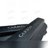 Накладки на внутренние пороги с логотипом модели, серия "Premium Carbon"