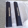 Накладки на внутренние пороги с логотипом модели, серия "Premium Carbon"