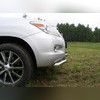 Защита переднего бампера, нижняя (двойная) Lexus LX-570 (кроме F-Sport) 2007-2012