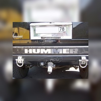 Буквы "HUMMER" на задний бампер