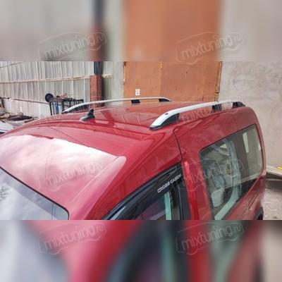 Рейлинги Volkswagen Caddy 2010-2019 (серебристые)