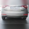 Накладки на бампера Hyundai Sonata LF 2014-2016 ( ABS хром)
