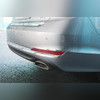 Накладки на бампера Hyundai Sonata LF 2014-2016 ( ABS хром)