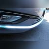 Накладки на бампера Hyundai Sonata LF 2014-2016 ( ABS хром)