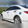 Молдинги на двери Hyundai Sonata VI 2009-2014 ( ABS хром)