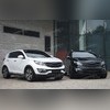Решётка радиатора с сеткой (глянец под окрас, 1 полоса) KIA Sportage 2010-2013