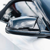 Накладки на зеркала BMW 2 (F44) 2019-2024 (чёрный глянец)