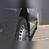 Комплект порогов из полированной нержавеющий стали, модель "Hector" (диаметр 60 мм)