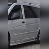 Комплект порогов из полированной нержавеющий стали, модель "Hector" (диаметр 60 мм)