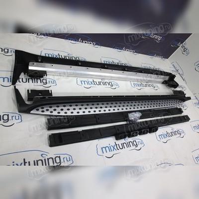 Комплект порогов Mercedes-Benz GL-class 2006 - 2012 (копия оригинала - OEM Style)