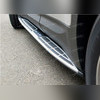 Комплект порогов Hyundai Santa Fe 2012-2019 (копия оригинала - OEM Style)
