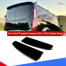 Спойлер Ford Transit Custom 2012-2022 (чёрный) 2 части