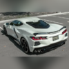 Спойлер Chevrolet Corvette C8 Z51 2020-нв (чёрный)