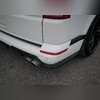 Элероны на задний бампер Volkswagen T6 Caravelle 2015-2019 (2 части) чёрный