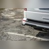 Элероны на задний бампер Volkswagen T6 Caravelle 2015-2019 (2 части) чёрный