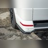 Элероны на задний бампер Volkswagen T6 Caravelle 2015-2019 (2 части) чёрный