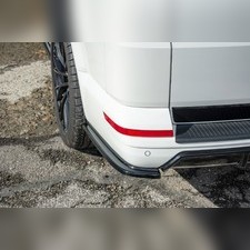Элероны на задний бампер Volkswagen T6 Transporter 2015-2019 (2 части) чёрный
