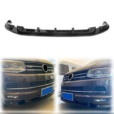 Сплиттер, диффузор, юбка переднего бампера Volkswagen T6 Transporter 2015-2019 (3 части) глянец