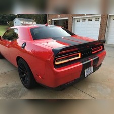 Спойлер Dodge Challenger 2015-2023 (SRT Hellcat Style) чёрный