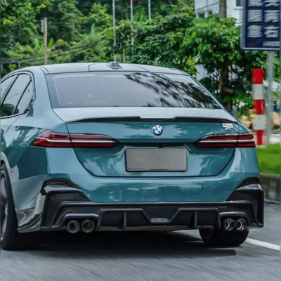 Спойлер BMW 5 G60 / G68 2023-нв (MP Style) чёрный