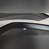 Элероны на задний бампер BMW X3 G01 2018-2021 (чёрный) 2 части