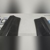 Элероны на задний бампер BMW X3 G01 2018-2021 (чёрный) 2 части