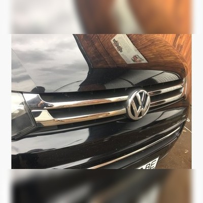 Накладки на решетку радиатора Volkswagen T5 Transporter 2010-2015 (нержавеющая сталь)