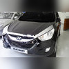 Дефлектор капота Hyundai ix35 2010-2015 ( ABS хром)