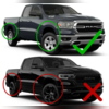 Брызговики передние и задние Dodge Ram 1500 V 2019+ (без расширителей)