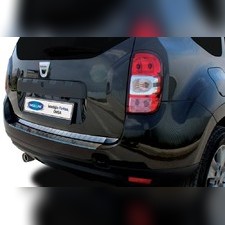 Накладка на кромку крышки багажника Renault Duster 2011-2017 (нержавеющая сталь)
