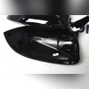 Накладки на зеркала BMW X5 G05 2018-нв (чёрные)