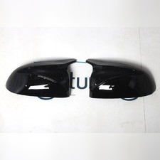 Накладки на зеркала BMW X3 G01 2017-2024 (чёрные)