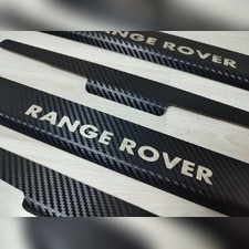 Накладки на пороги "Premium Carbon" Land Rover Range Rover 2013-2022