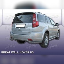 Защита заднего бампера "уголки" 53 мм Great Wall Hover H3 2010-2015